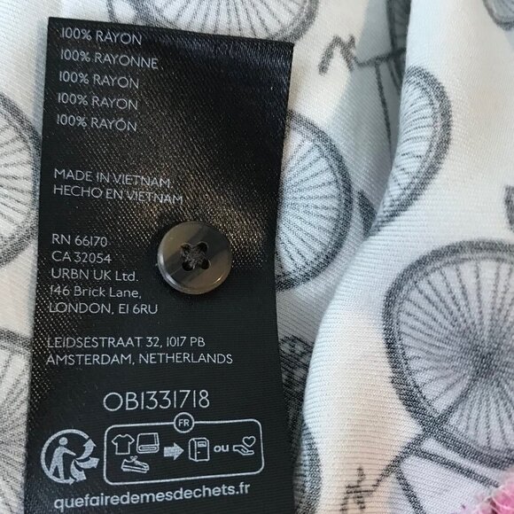 Anthropologie Maeve Paz Button Down Patchwork Shirt Size S - Picture 7 of 7